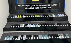 Adana’da 3 milyon TL değerinde kaçakçılık operasyonu: Telefonlar, sigaralar ele geçirildi