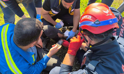 Adana’da ayağı testereye sıkışan şahıs hastaneye kaldırıldı