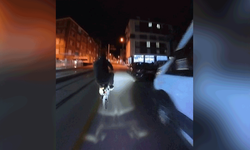 Ani manevra kaza getirdi: Motosikletli hafif sıyrıklarla kurtuldu