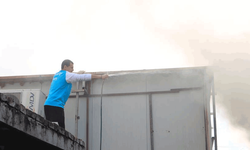 Antalya'da yangında yaşlı çiftin yardımına komşuları koştu