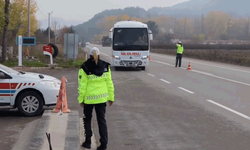 Bolu'da jandarmadan yolcu otobüslerine sivil denetim