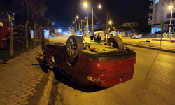 Bursa'da hızlı otomobil, ortalığı savaş alanına çevirdi