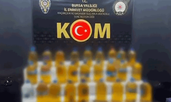 Bursa'da sahte alkol ele geçirildi