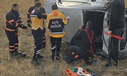 Çankırı'da takla atan otomobil hurdaya döndü: 1 yaralı