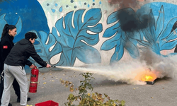 Eskişehir’de güvenli yurt ortamı için yangın eğitimi