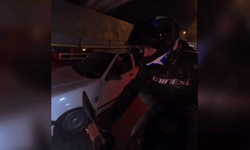 Eskişehir’de motosiklete çarpıp bir şey olmamış gibi yoluna devam etti