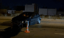 Eskişehir’de taklalar atan araçtan mucize kurtuluş