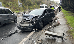 İstanbul'da aynı yolda peş peşe iki kaza
