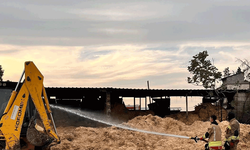 Kahramanmaraş'ta samanlık yangını