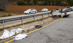 Kastamonu’da feci kaza: Otomobil takla atıp alev aldı