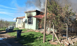 Kırklareli'de tek katlı evde çıkan yangın paniğe neden oldu