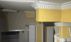 Kocaeli'de bir binanın kolonları çatladı