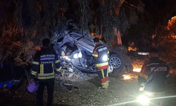 Mersin'de otomobil takla attı: 1 ölü 3 yaralı