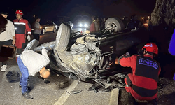 Muğla'da takla atan araçta sürücü yaralandı