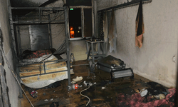 Ordu'da binanın çatı katında yangın çıktı