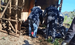 Rize'de ahşap yapı çöktü: 1 ölü, 2 yaralı