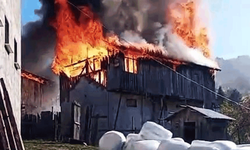 Sakarya'da korkutan yangın: Ev ve samanlık alev topuna döndü