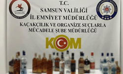 Samsun’da 28,1 litre sahte içki ve 35 litre etil alkol ele geçirildi