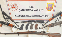 Şanlıurfa'da çok sayıda silah ele geçirildi