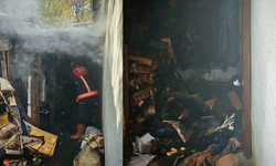 Sinop’ta odunlukta çıkan yangın büyümeden söndürüldü