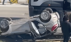 Van’da takla atan otomobilde 2 kişi yaralandı