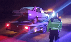 Yozgat'ta ehliyetsiz alkollü sürücüye 45 bin lira ceza kesildi