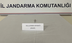 Afyon'da jandarma denetiminde kaçan araçtan payp ele geçirildi