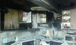 Aydın'da su içmeye kalktı, alevlerle burun buruna geldi