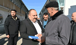 Başkan Hamamcı’dan kapalı pazaryerine ziyaret