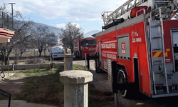 Burdur’da ev bacasında yangın korkuttu