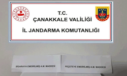 Çanakkale'de yasaklı madde operasyonu