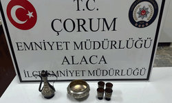 Çorum'da tarihi eser operasyonu: 1 gözaltı