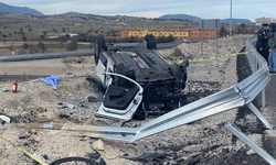 Denizli'de takla atan otomobilde 1 kişi hayatını kaybetti