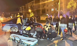 Edirne'de otomobille motokurye çarpıştı: 1 yaralı