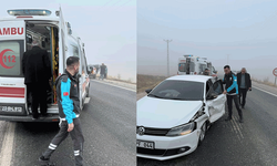 Elazığ’da yoğun sis kazaya neden oldu