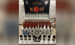 Eskişehir'de 128 şişe kaçak alkol ele geçirildi