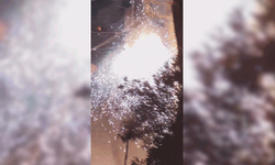 Hatay'da elektrik kablolarında patlama meydana geldi