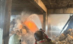 Hatay'da samanlık yangını 10 saat sonra kontrol altına alındı