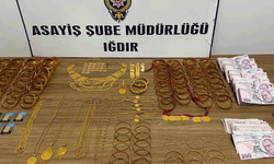 Iğdır'da kuyumcu hırsızlığı: 2 kilo altın ele geçirildi