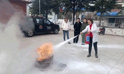 Kırklareli'de aile sağlık merkezlerinde yangın eğitimi verildi