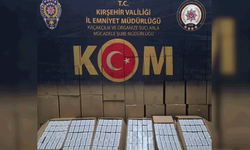 Kırşehir'de 1 milyon makaron ele geçirildi