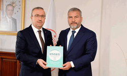 Rektör Adıgüzel ve İl Millî Eğitim Müdürü Aydın eğitim için bir araya geldi