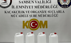 Samsun'da yılbaşı öncesi kaçak alkol operasyonu