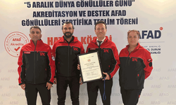 Tepebaşı arama kurtarma ekibi akredite edildi