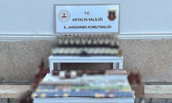 Antalya’da 852 litre kaçak alkol ele geçirildi