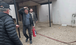 Antalya'da bacadan düşen kıvılcımdan yangın çıktı