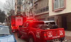 Aydın'da aspiratörden çıkan yangında maddi hasar oluştu
