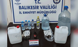 Balıkesir'de kaçak içki operasyonu