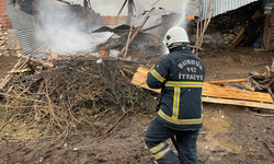 Burdur'da evde yangın paniği