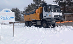 Eskişehir Büyükşehir Belediyesi ekipleri karla mücadelede sahada